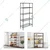Rackwell 36x15x72 Inches 5-Shelves Mild Steel Black Coated Boltless Multipurpose Rack